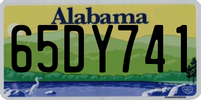 AL license plate 65DY741