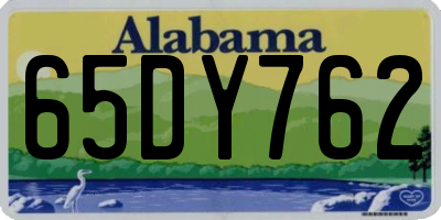 AL license plate 65DY762