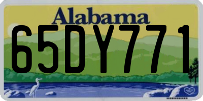 AL license plate 65DY771