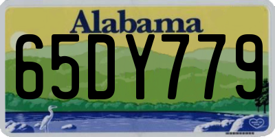 AL license plate 65DY779