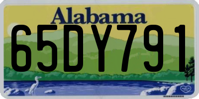 AL license plate 65DY791