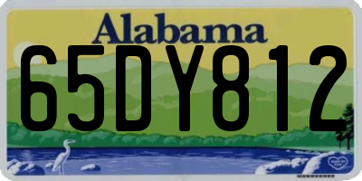 AL license plate 65DY812