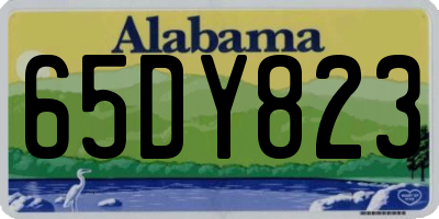 AL license plate 65DY823