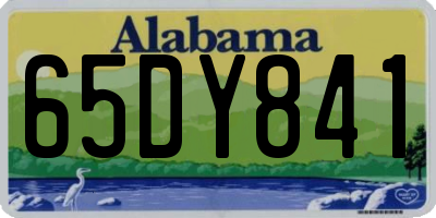 AL license plate 65DY841