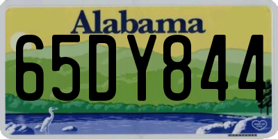 AL license plate 65DY844