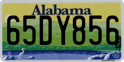 AL license plate 65DY856
