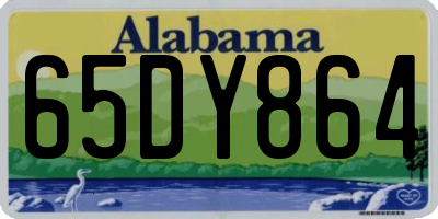 AL license plate 65DY864