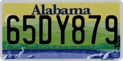 AL license plate 65DY879
