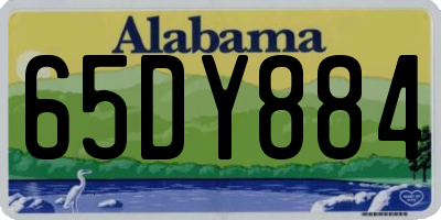 AL license plate 65DY884