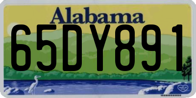 AL license plate 65DY891