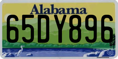 AL license plate 65DY896