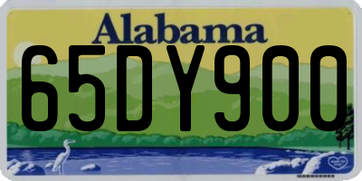 AL license plate 65DY900
