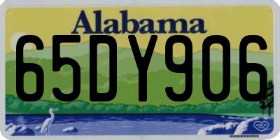 AL license plate 65DY906