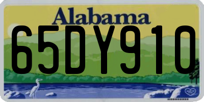 AL license plate 65DY910