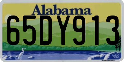 AL license plate 65DY913