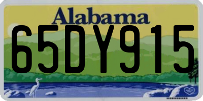 AL license plate 65DY915