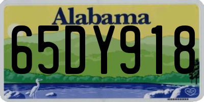 AL license plate 65DY918