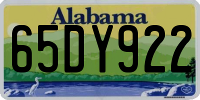 AL license plate 65DY922