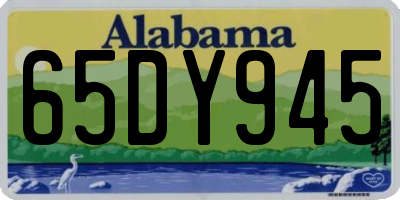 AL license plate 65DY945