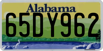 AL license plate 65DY962