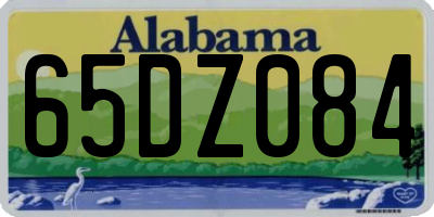 AL license plate 65DZ084