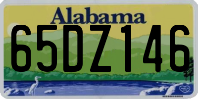 AL license plate 65DZ146
