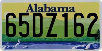 AL license plate 65DZ162