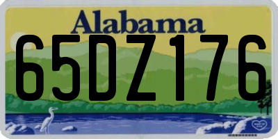 AL license plate 65DZ176