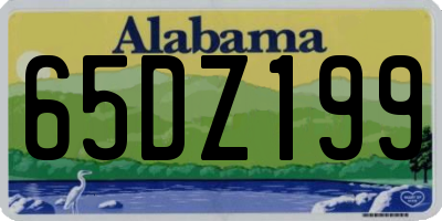 AL license plate 65DZ199