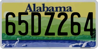 AL license plate 65DZ264