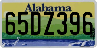 AL license plate 65DZ396