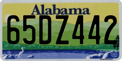 AL license plate 65DZ442
