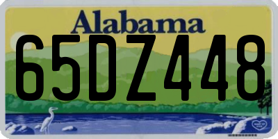 AL license plate 65DZ448