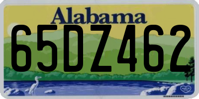 AL license plate 65DZ462