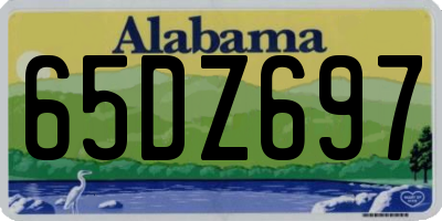 AL license plate 65DZ697