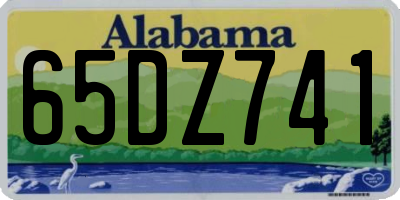 AL license plate 65DZ741