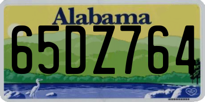 AL license plate 65DZ764