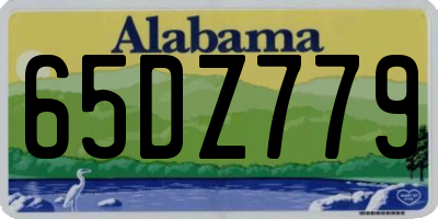 AL license plate 65DZ779