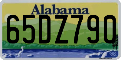 AL license plate 65DZ790