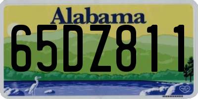AL license plate 65DZ811
