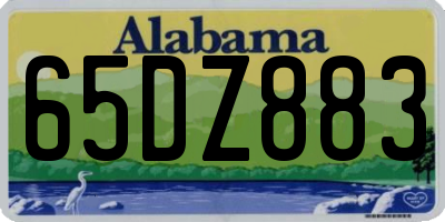 AL license plate 65DZ883