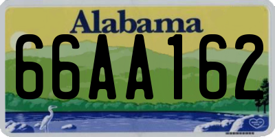 AL license plate 66AA162