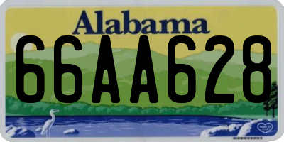 AL license plate 66AA628