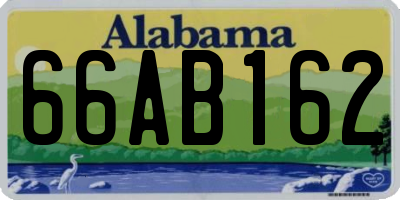 AL license plate 66AB162