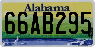 AL license plate 66AB295