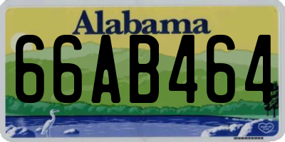 AL license plate 66AB464