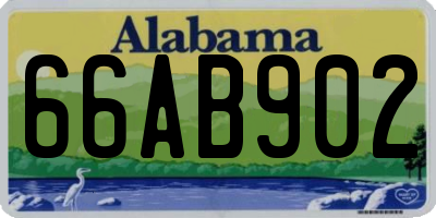 AL license plate 66AB902