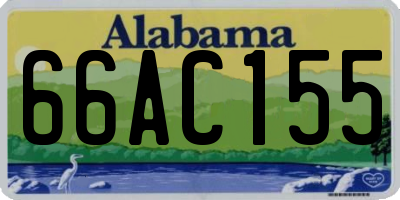 AL license plate 66AC155