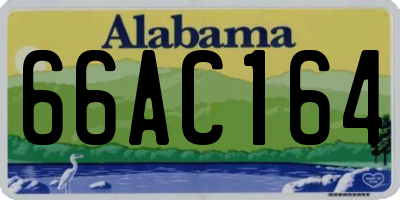 AL license plate 66AC164