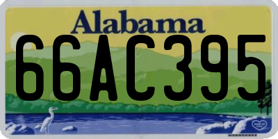 AL license plate 66AC395